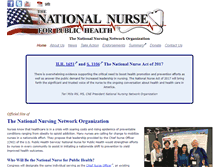 Tablet Screenshot of nationalnurse.org